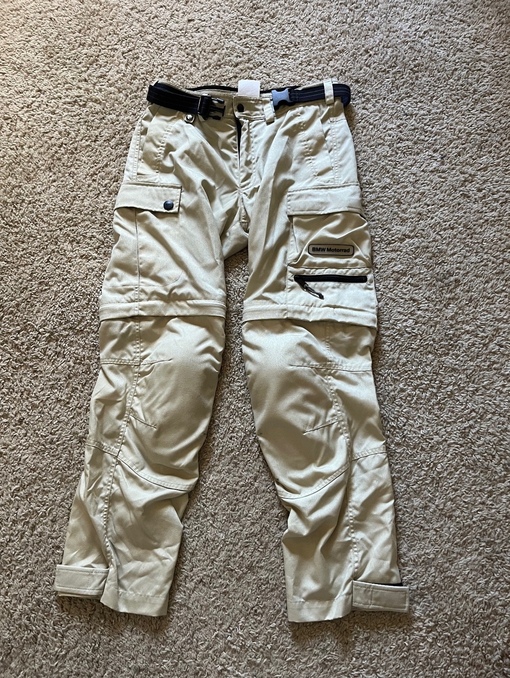 BMW Motorrad Summer Motorcycle Pants Size M Beige